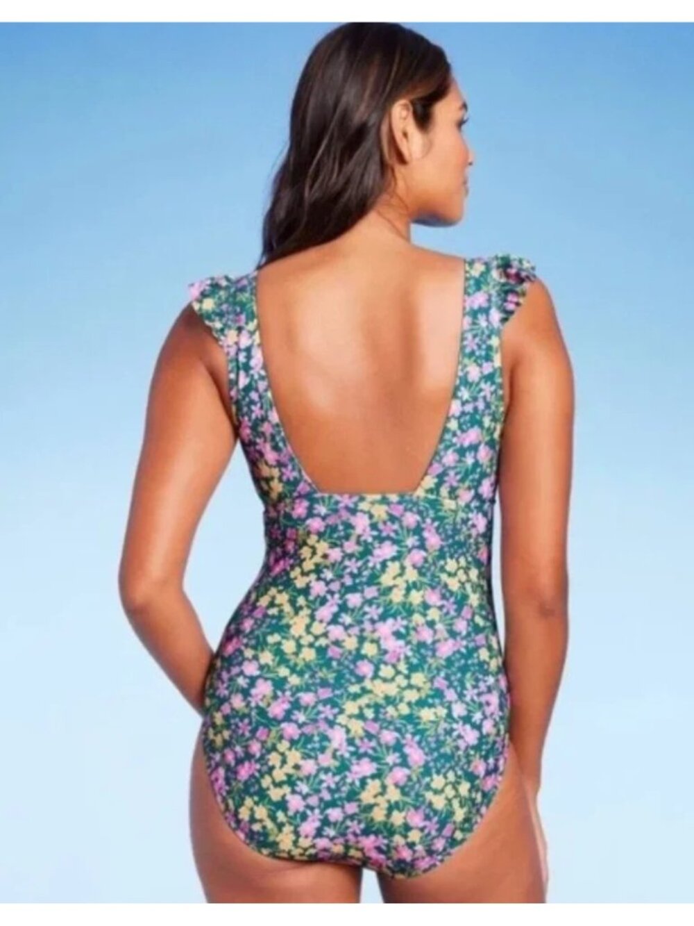 Kona Sol Floral Swimsuit - NWT - Picture 2 of 12